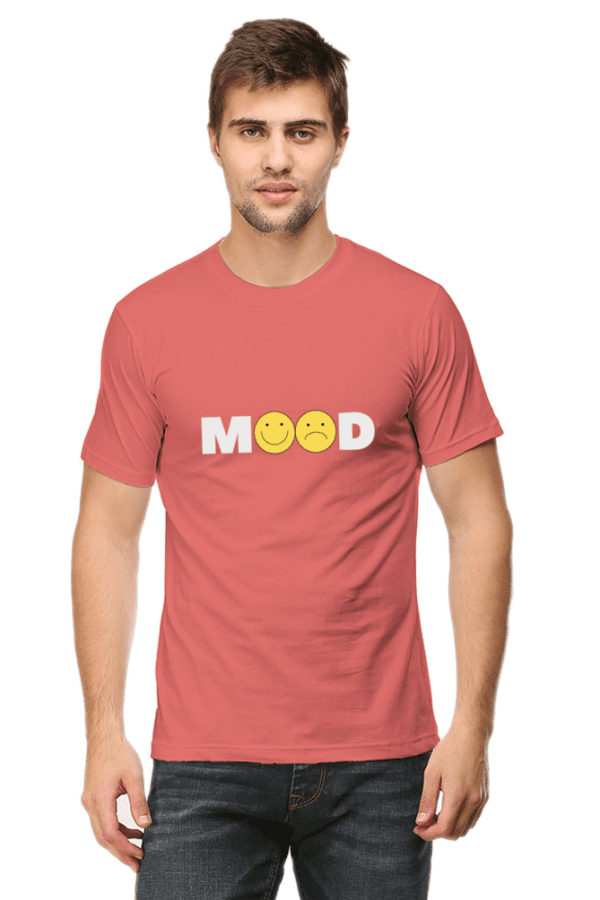Round Neck Men’s Mood Icon T-Shirt – Wear Your Highs and Lows!