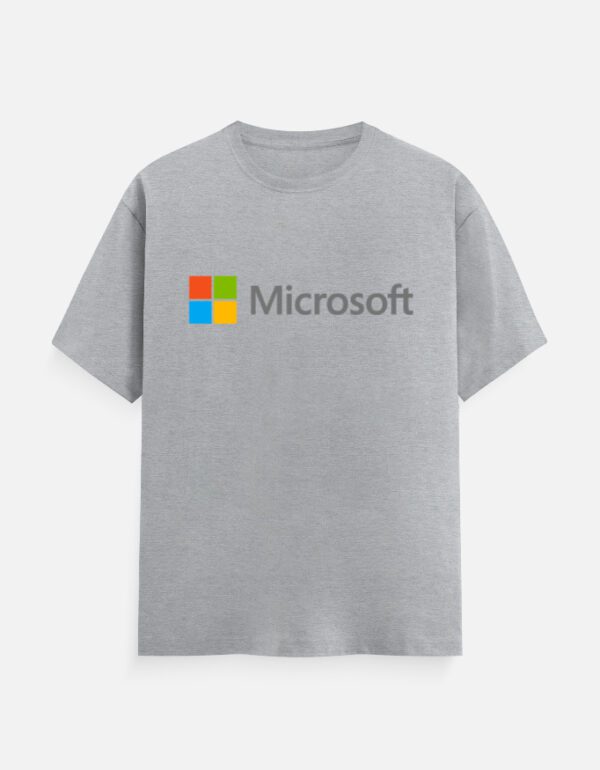 Round Neck Unisex Microsoft T-Shirt
