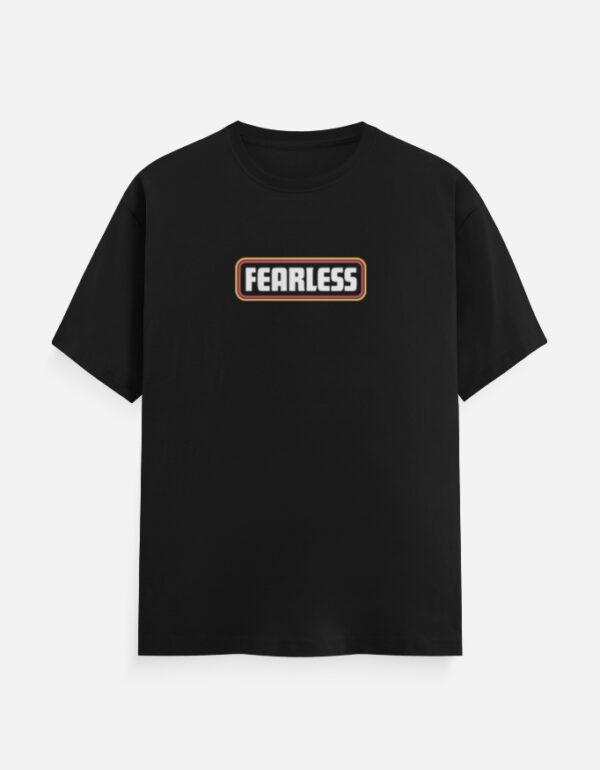 Round Neck Men’s ‘Fearless’ T-Shirt – Be Bold, Stay Comfortable!