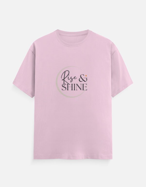 Round Neck Men’s ‘Rise and Shine’ T-Shirt – Start Every Day with Energy and Confidence!