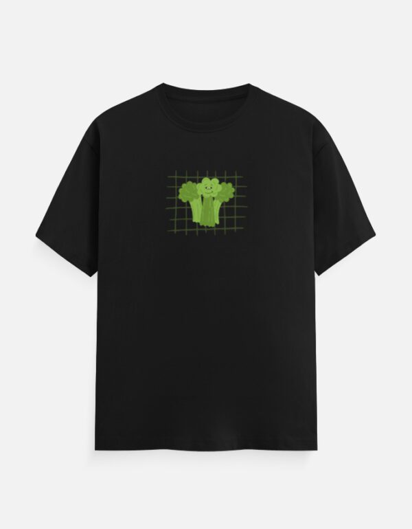 Round Neck Men’s “Broccoli” T-Shirt – Fresh Design and Everyday Comfort!
