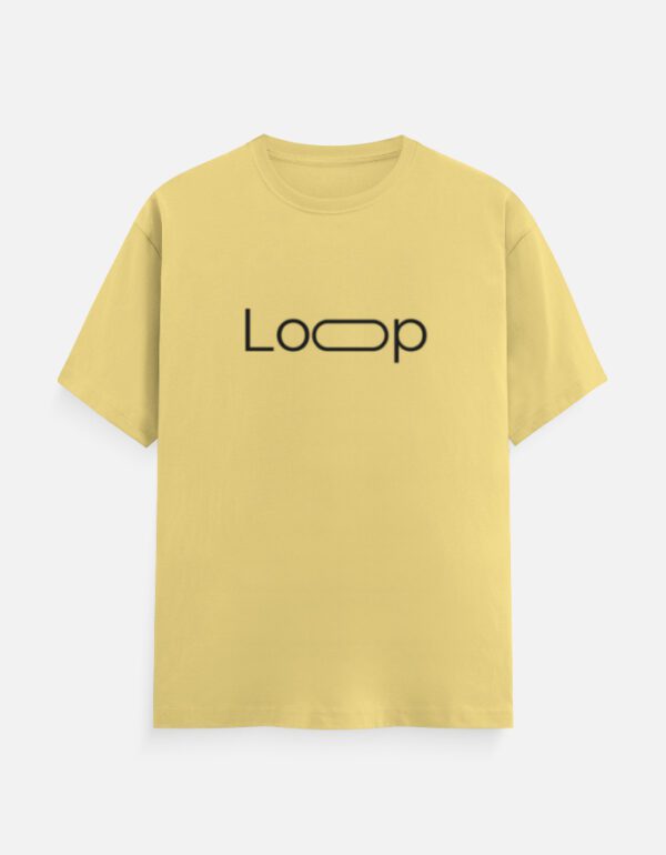 Round Neck Men’s ‘Loop’ T-Shirt – Modern Design, Everyday Comfort!